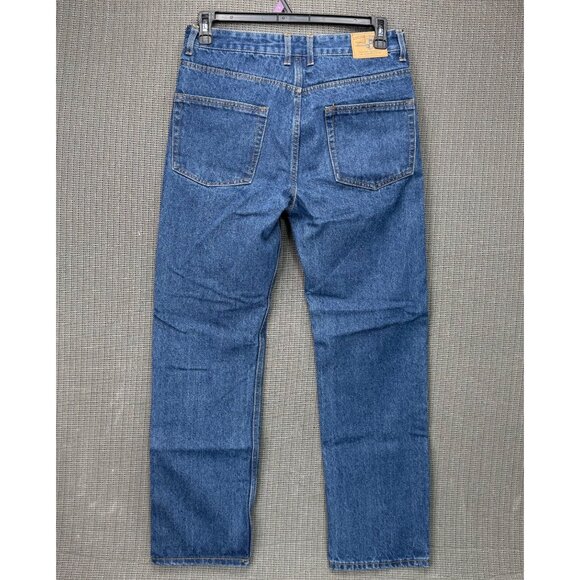 Cross & Winsor Mens Size 32x30 Blue Straight Leg Regular Fit Denim Jeans - Picture 2 of 8